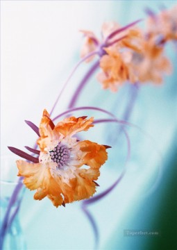 フラワーズ Painting - 写真の花からrps022カスタム